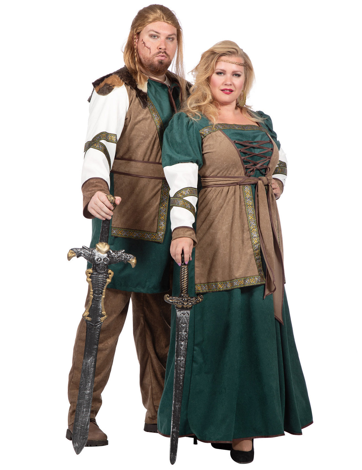 Épée accessoire du déguisement guerrier viking luxe