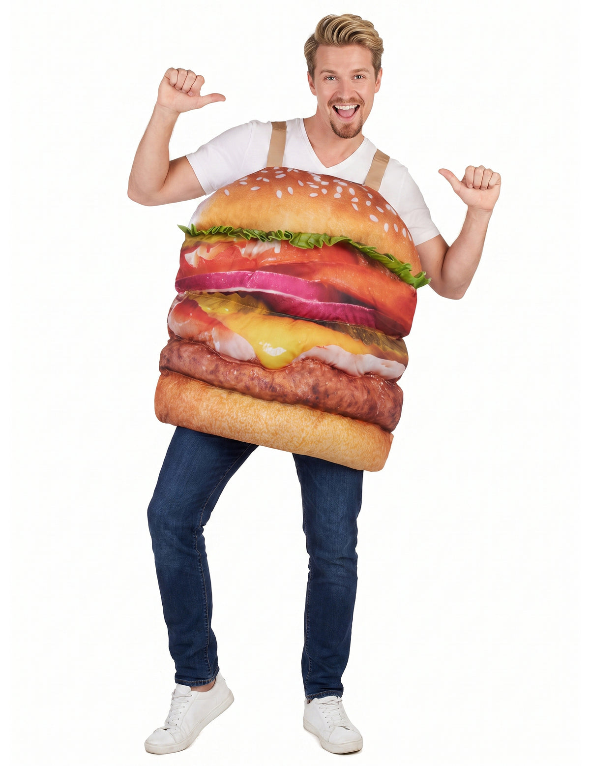 Realistični hamburger kostum za odrasle