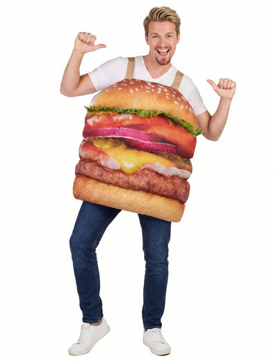 Realistični hamburger kostum za odrasle