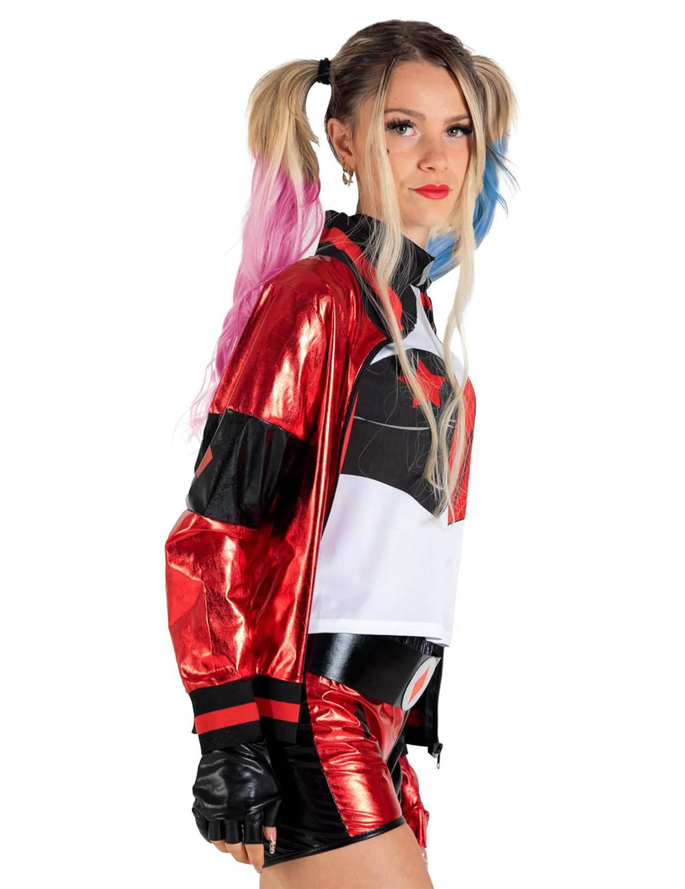 Stranski pogled kostuma Harley Quinn™ za dekle