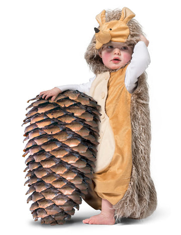 Otroški jež preoblečen