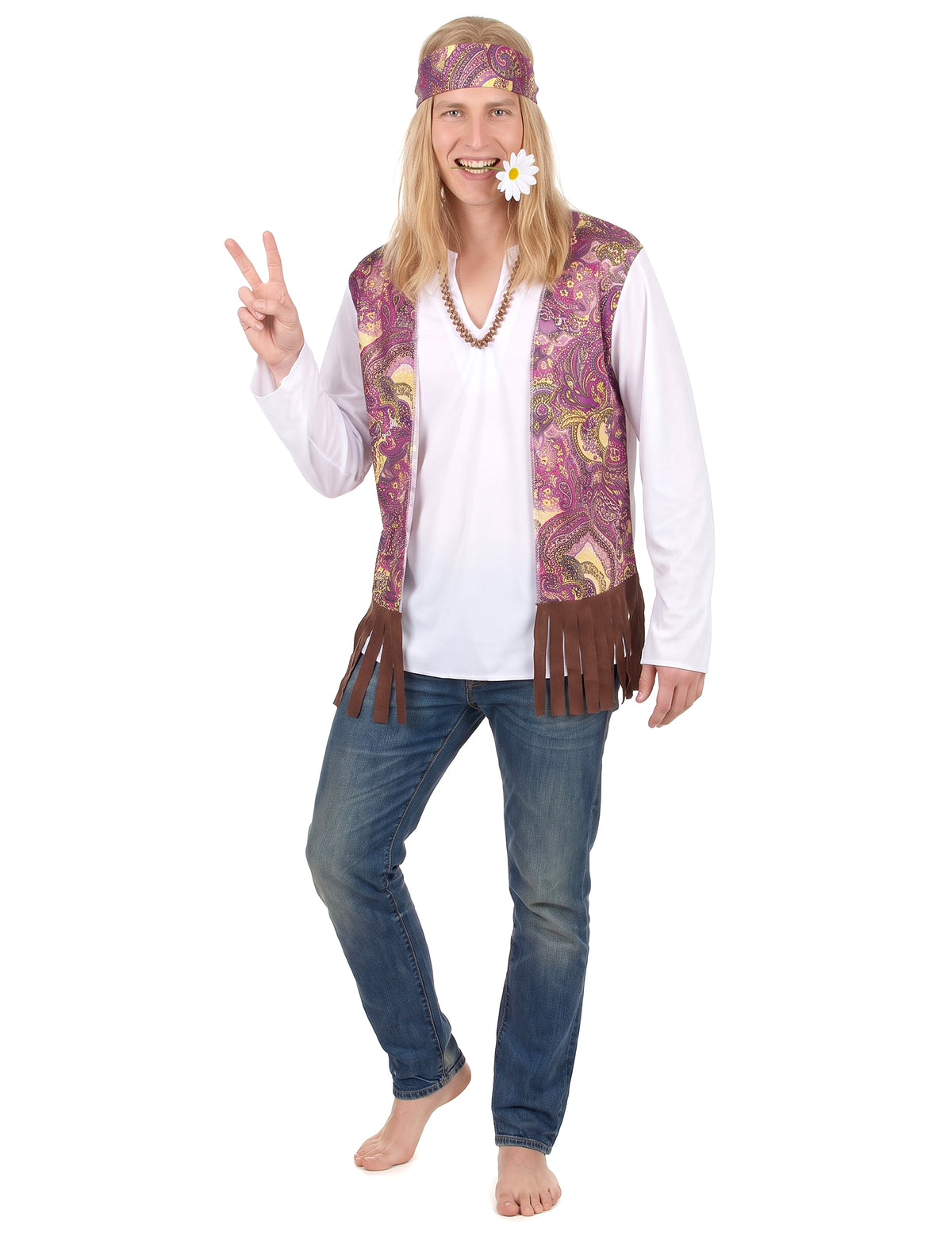 Hippie preobleka z moškimi obrobje