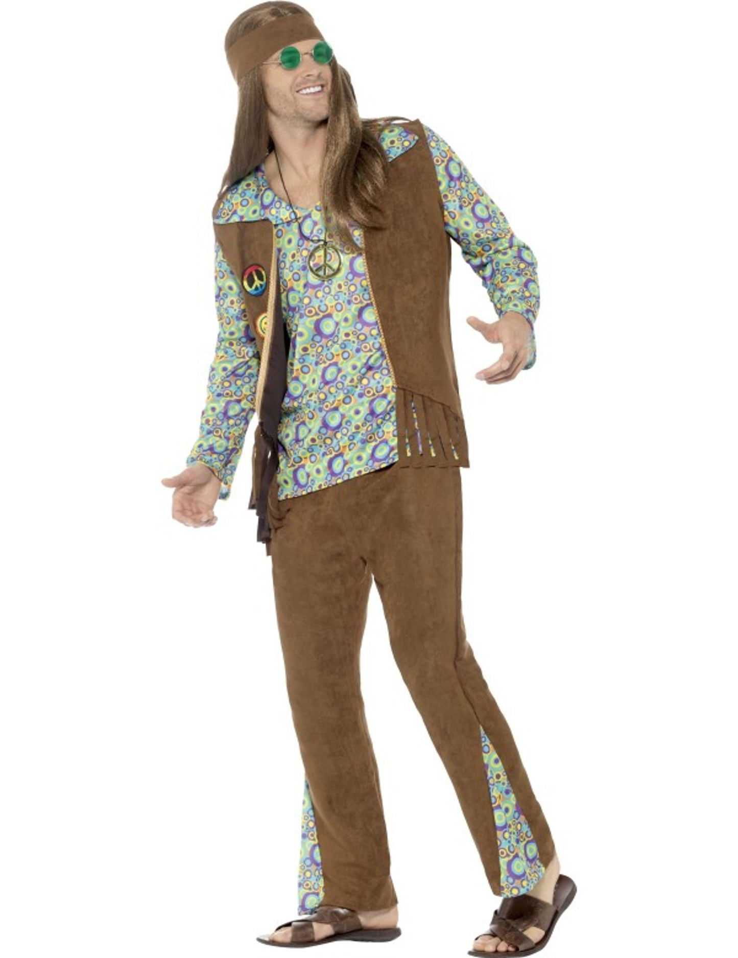 Hippie 60 -ih moška preobleka