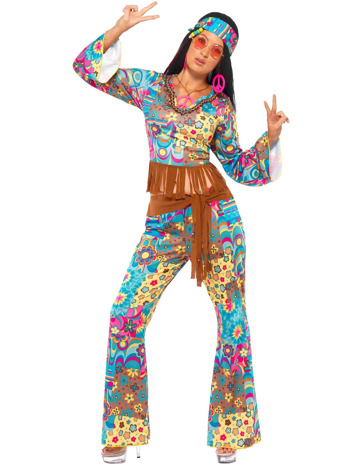 Hippie Costume V -woman Pass