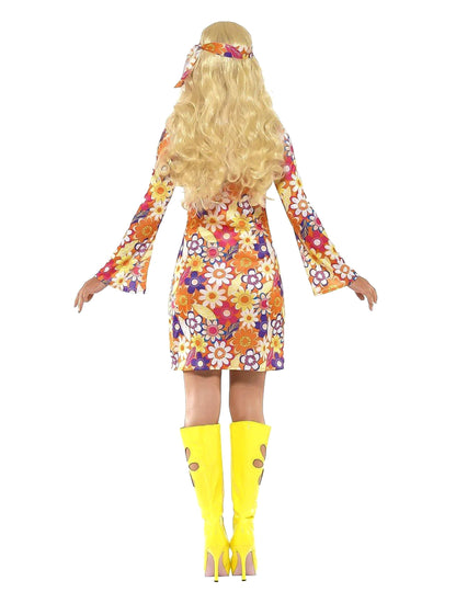 Hippie Flower Orange Women's Costume