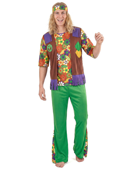 Kostum hippie cvetje moči