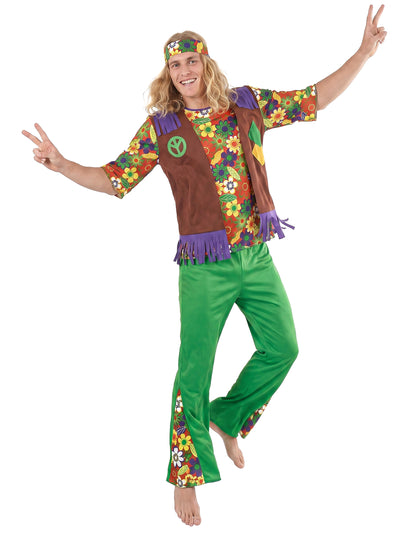 Kostum hippie cvetje moči