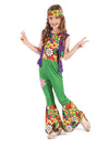 Hepper Flower Power Green Girl kostum