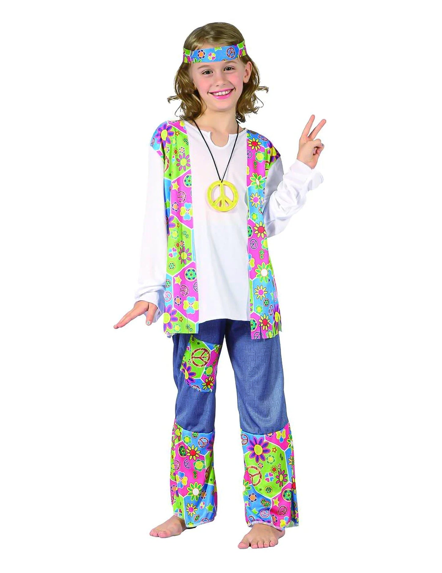 Hippie preoblečen telovnik z obrobnimi dekleti