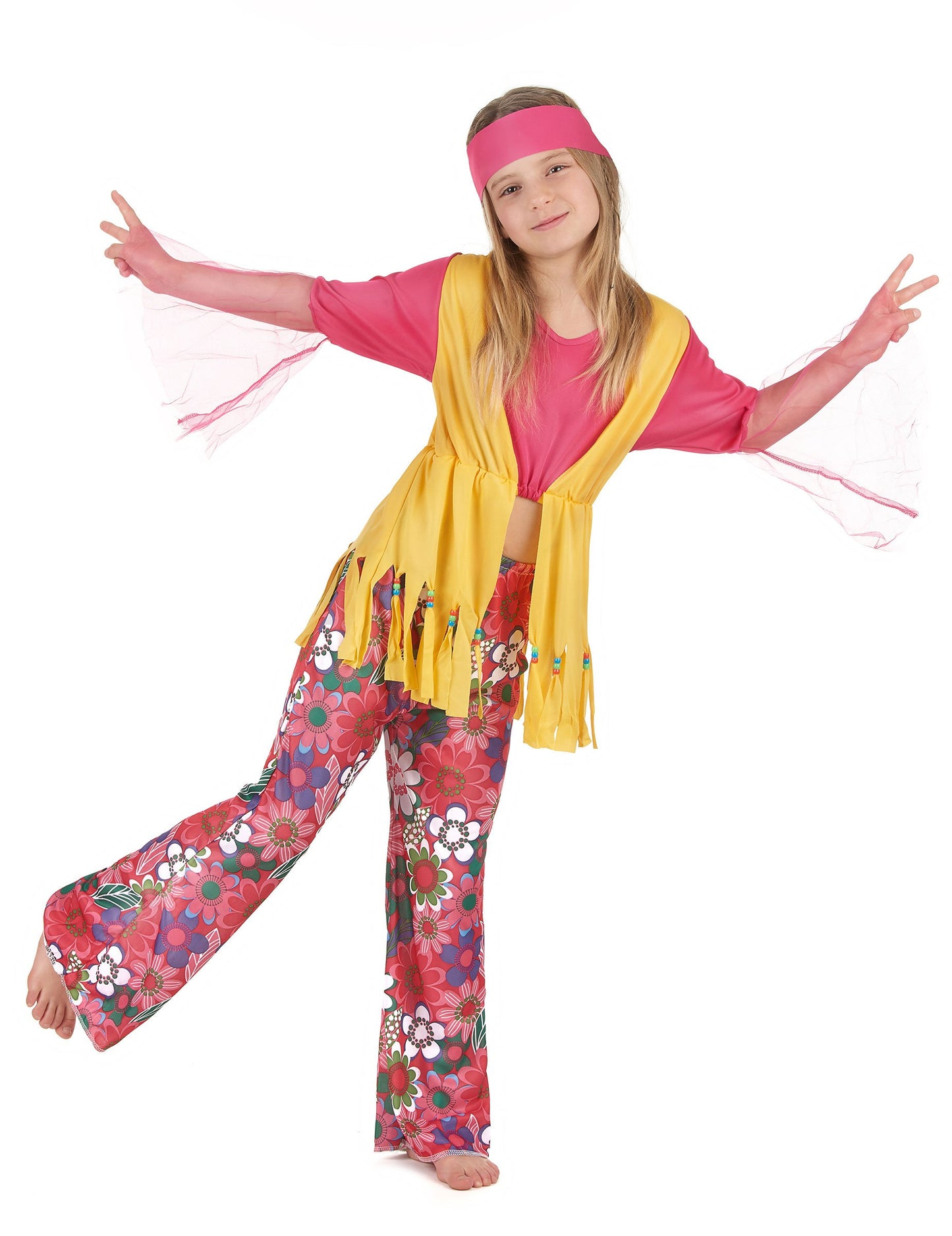 Hippie Muticolare Girl kostum