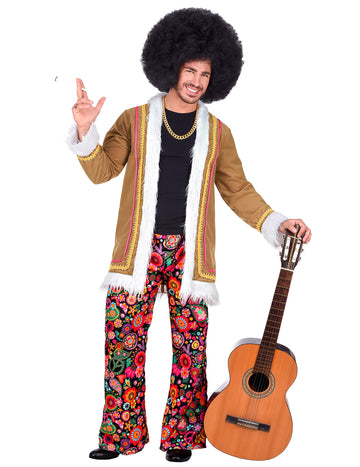 Hippie Woodstock Man kostum