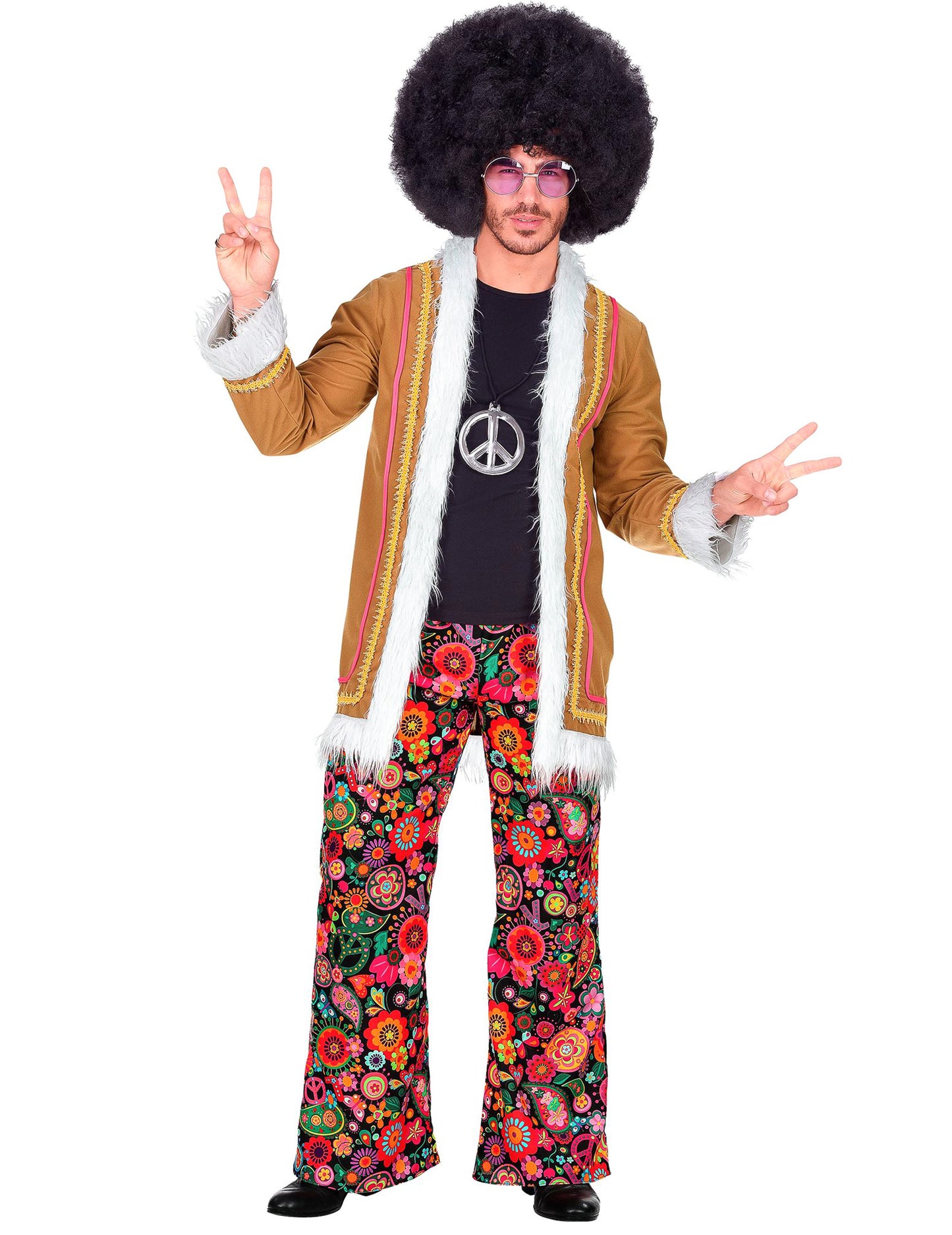 Hippie Woodstock Man kostum