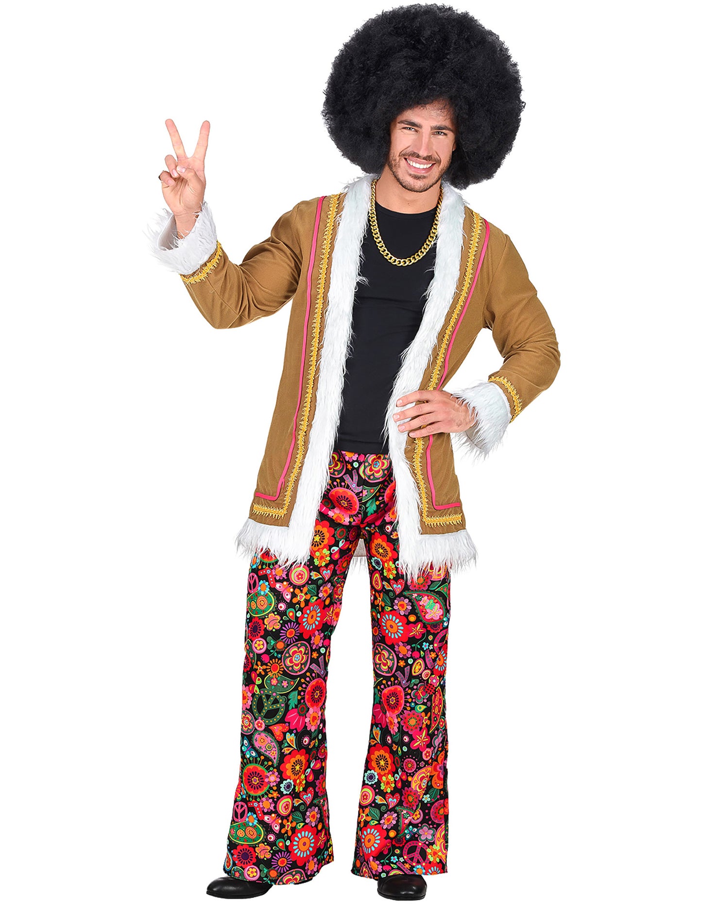 Hippie Woodstock Man kostum