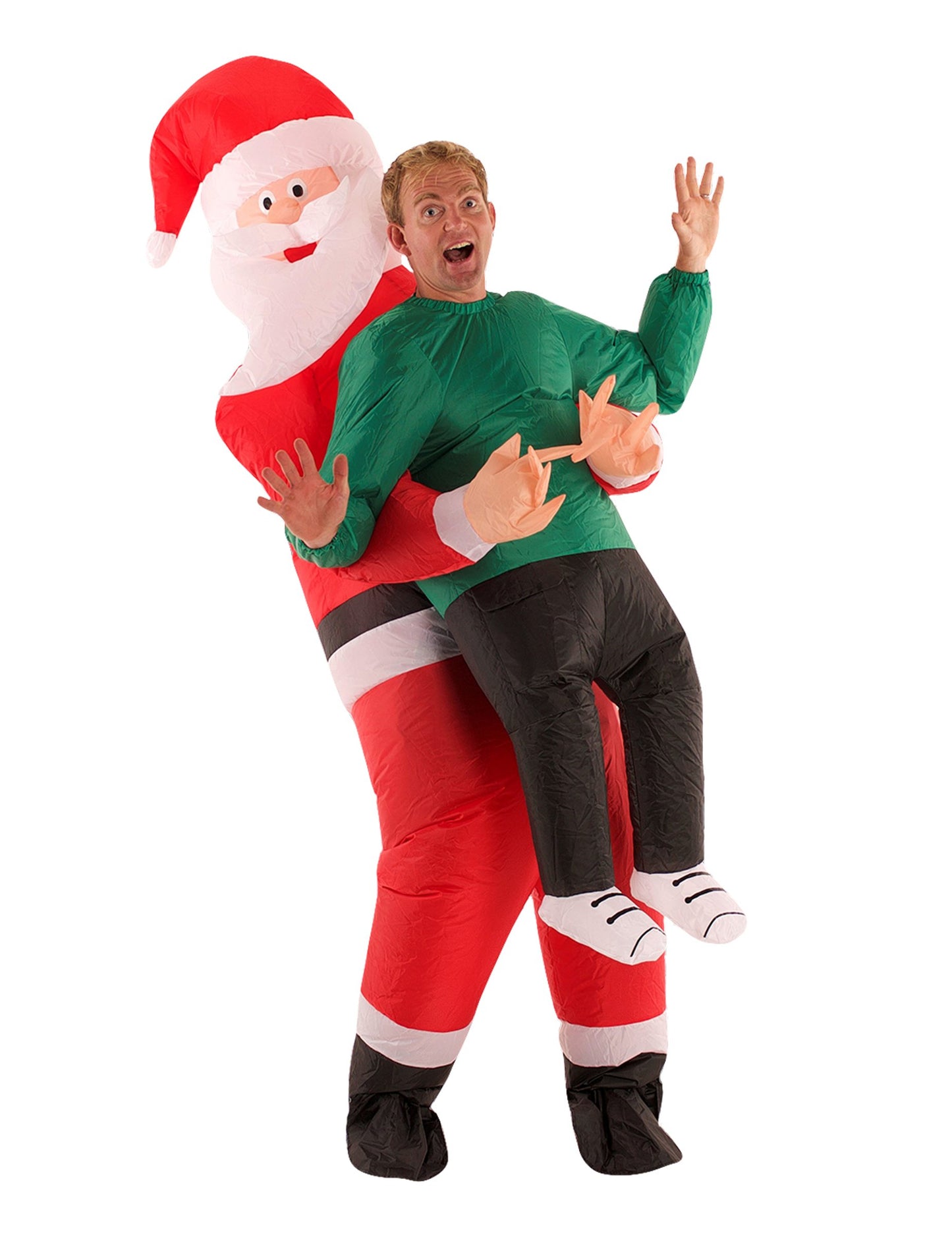 Moški kostum, ki ga nosijo morfiji za odrasle Santa Claus