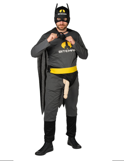 Črni Biteman šaljiv kostum