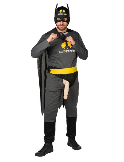 Črni Biteman šaljiv kostum
