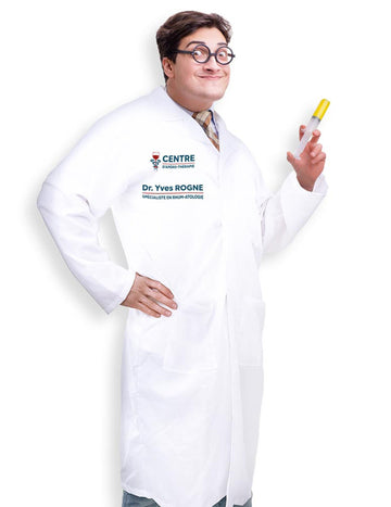 Šaljiv kostumski zdravnik Yves Rogne