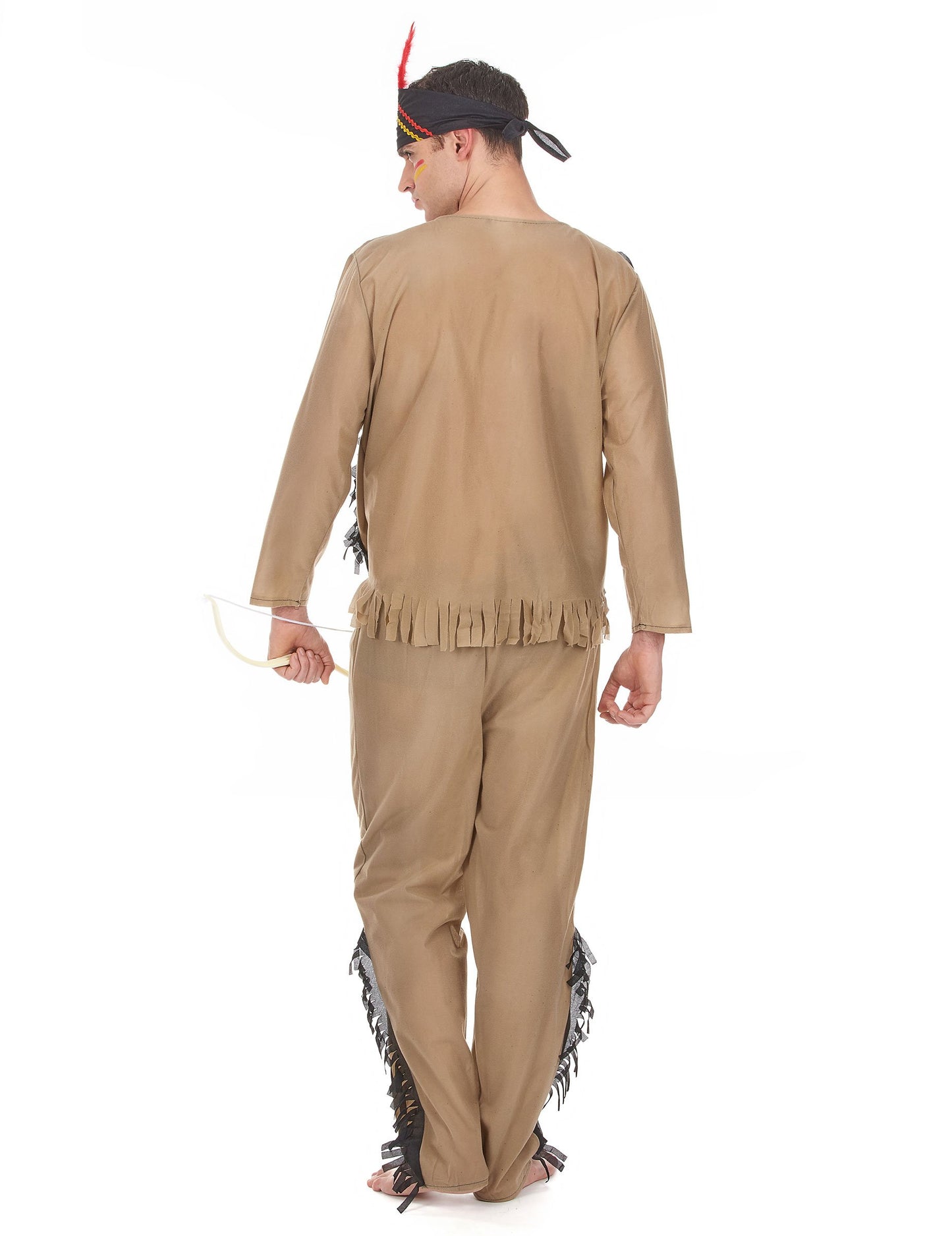 Moški indijski kostum z žametnim učinkom