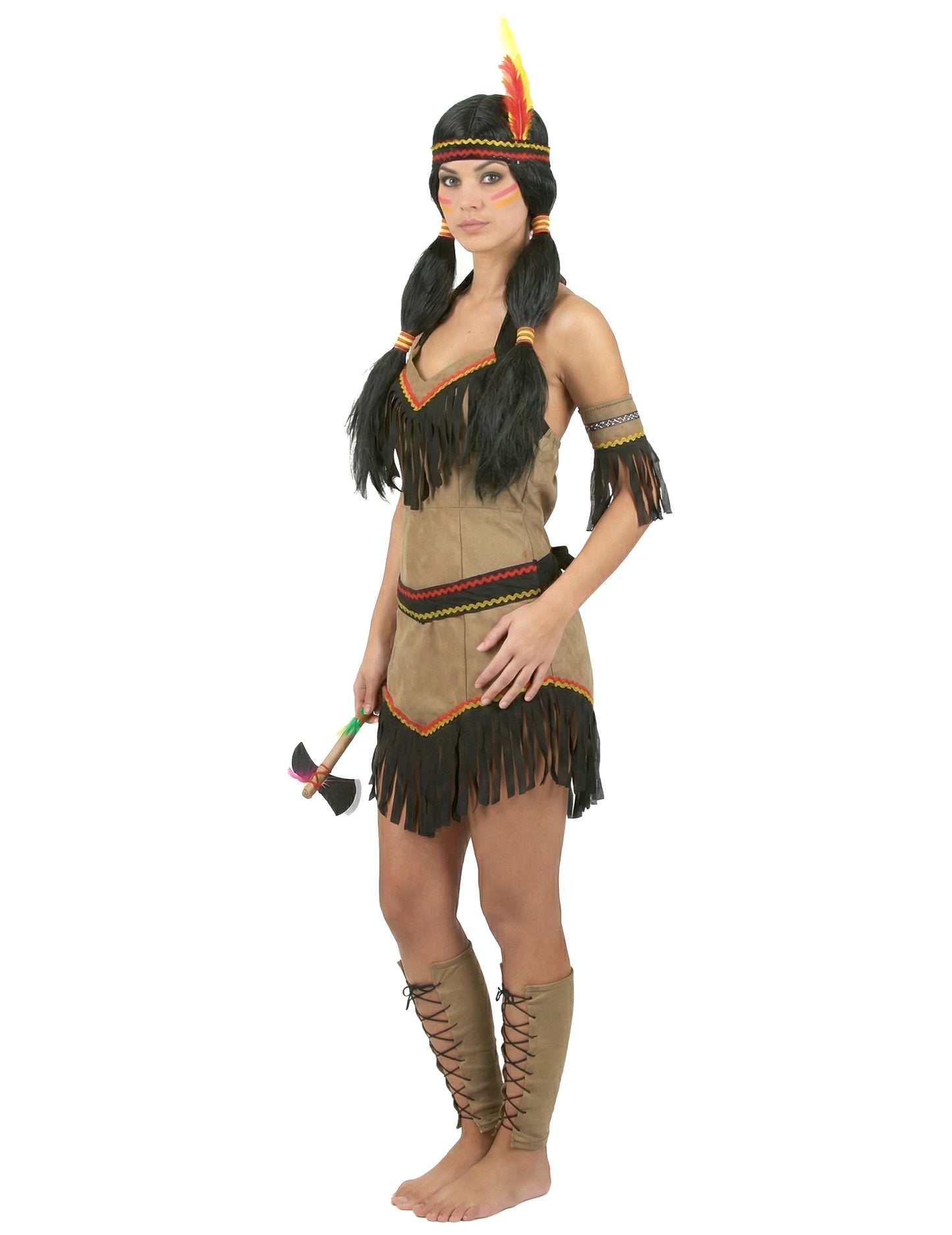 Indijska preobleka gola ženska