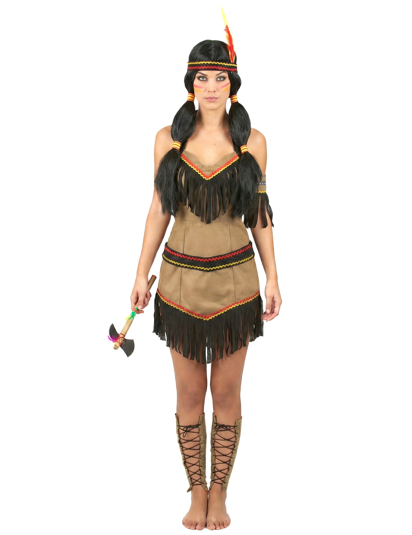 Indijska preobleka gola ženska