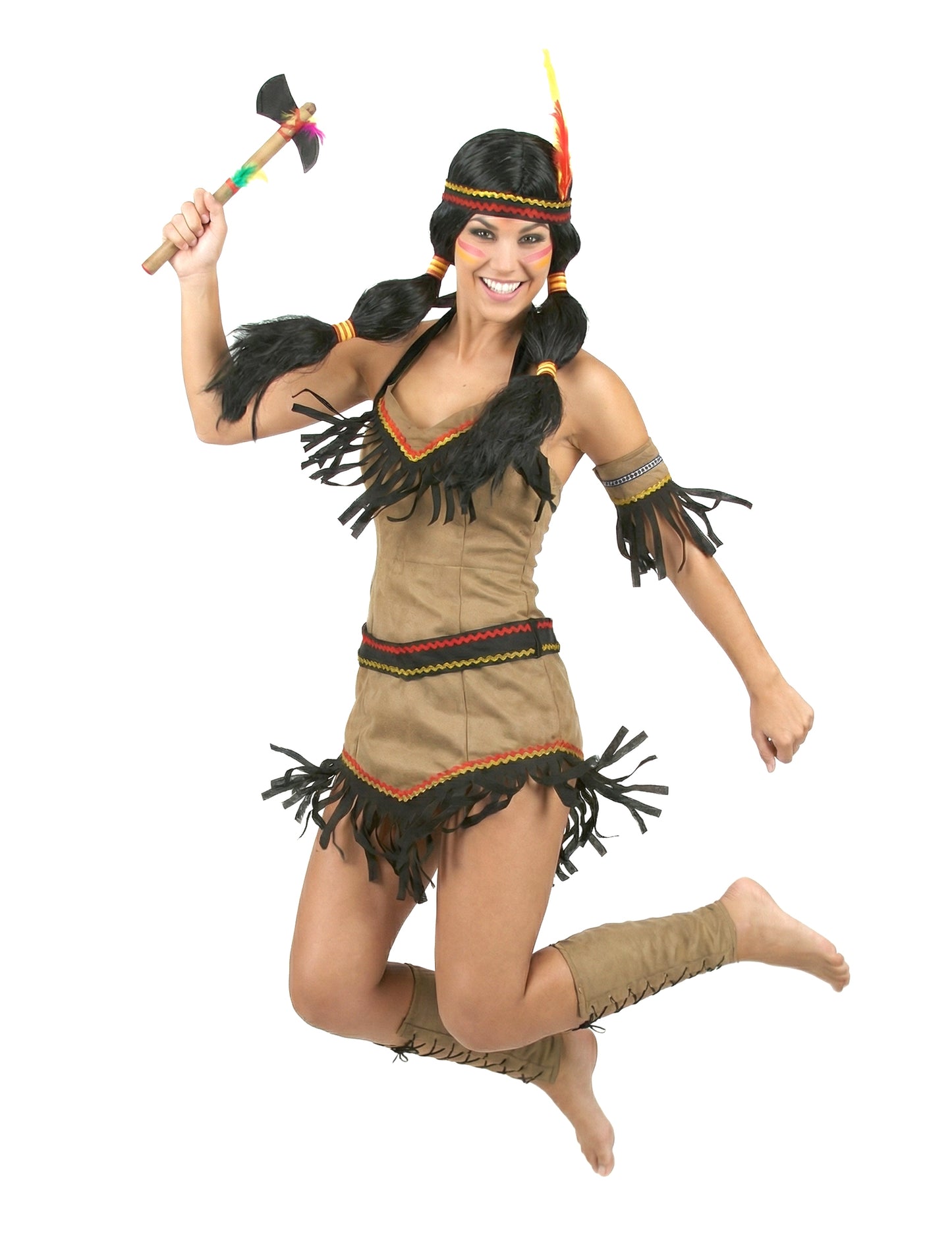 Indijska preobleka gola ženska