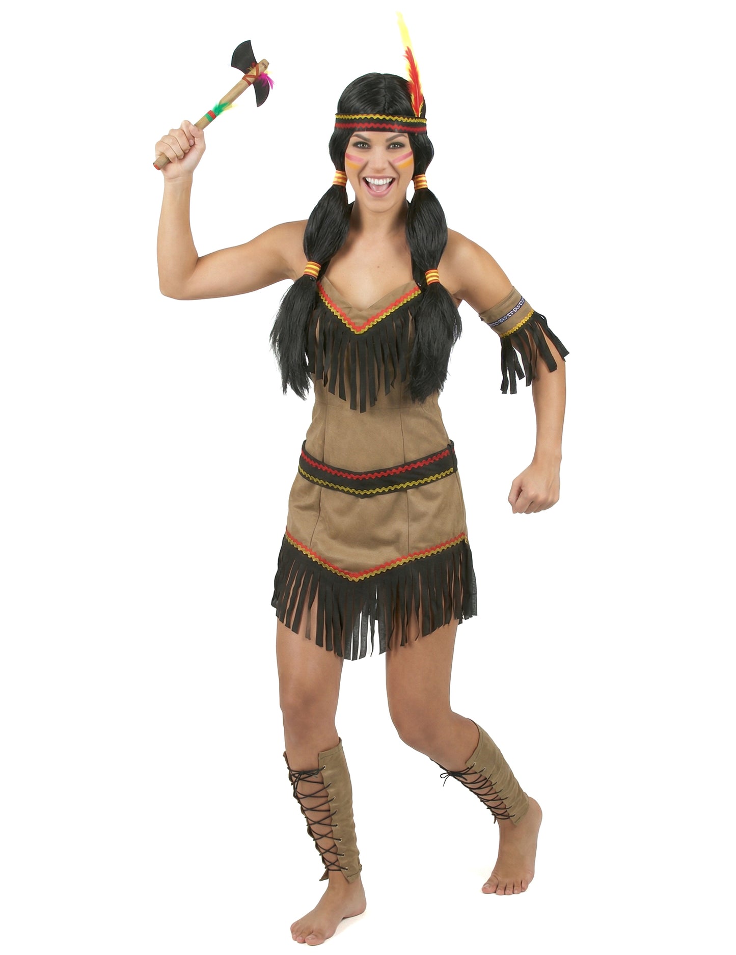 Indijska preobleka gola ženska