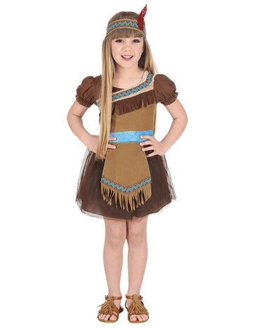 Eleganten dekliški indijski kostum