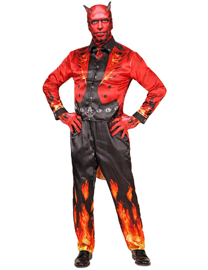 Kostum za odrasle, poln hudiča v ognju