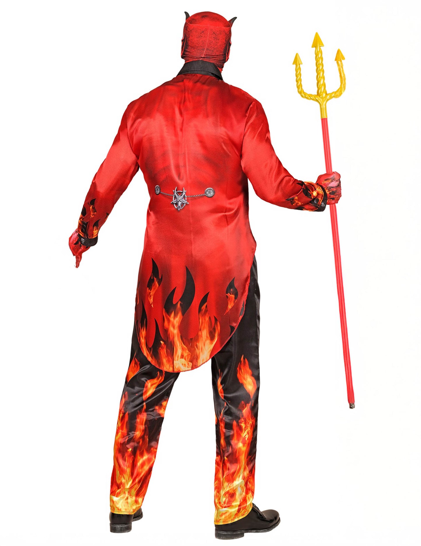 Kostum za odrasle, poln hudiča v ognju
