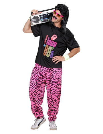 Jogging preobleka I Love 80 -ih moški