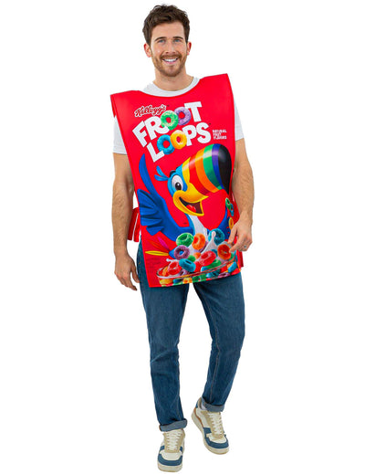 Odrasli kostum škatle kosmičev Kellogg's Froot Loops