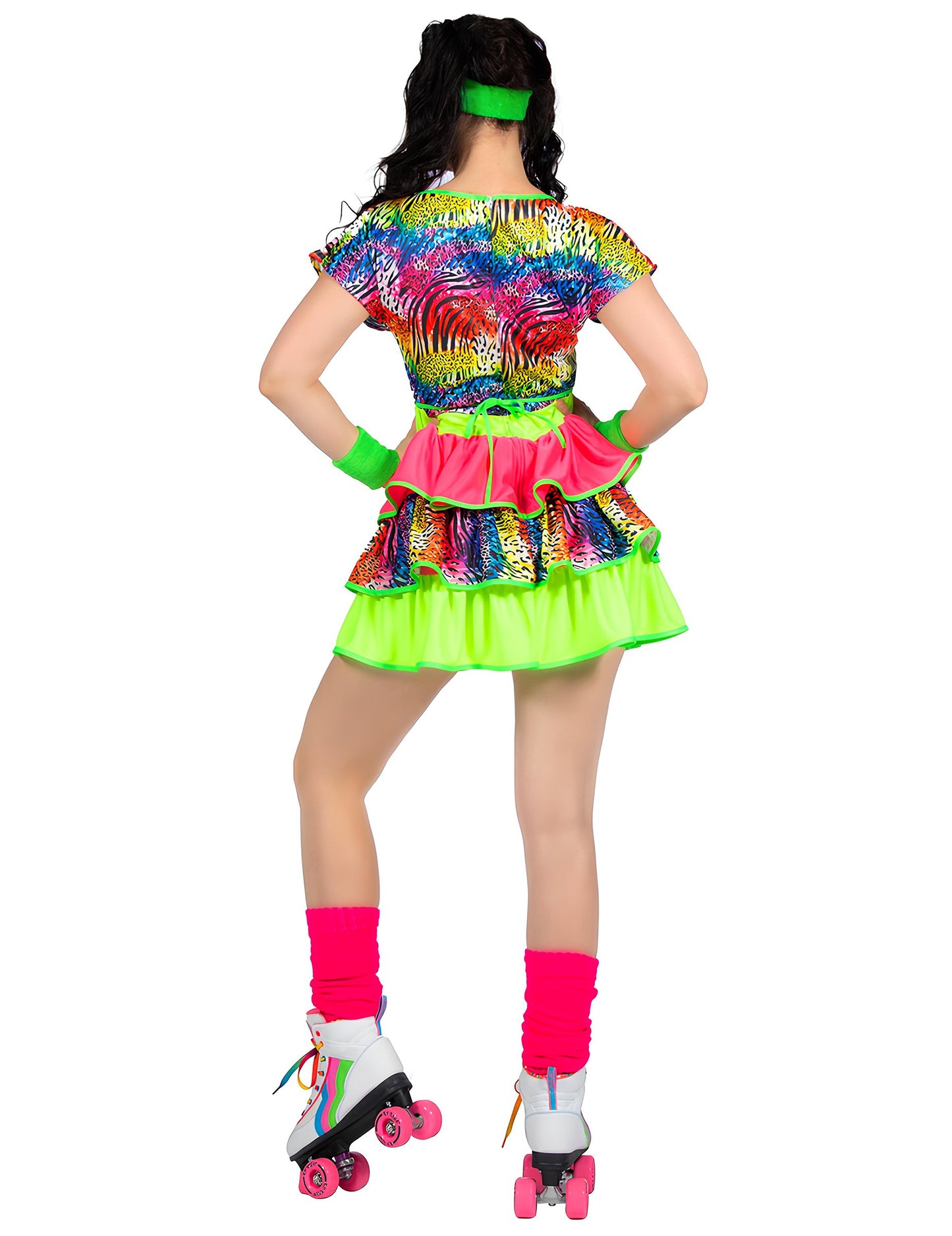 Kičasti kostum iz 80-ih za ženske 