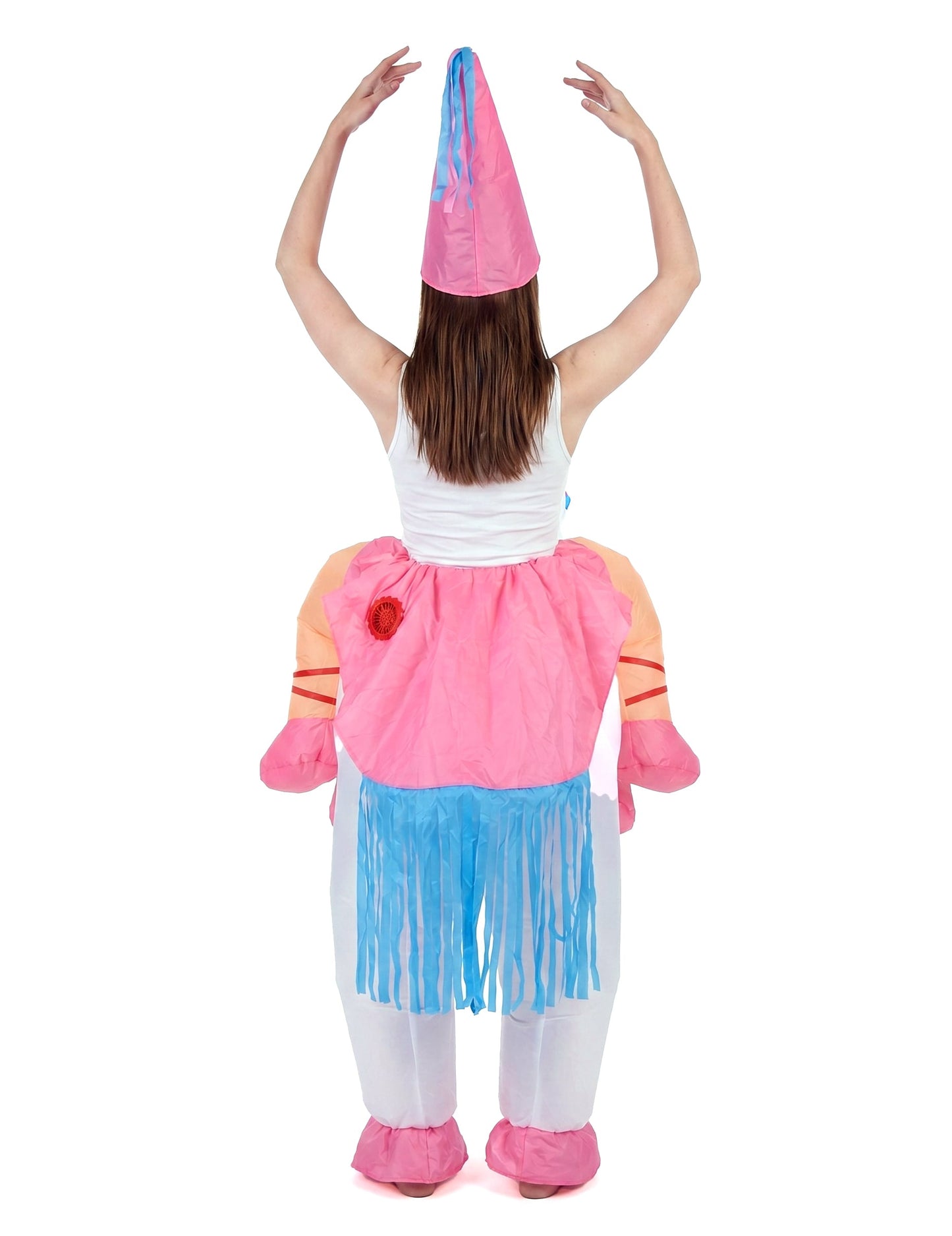 Déguisement licorne gonflable adulte