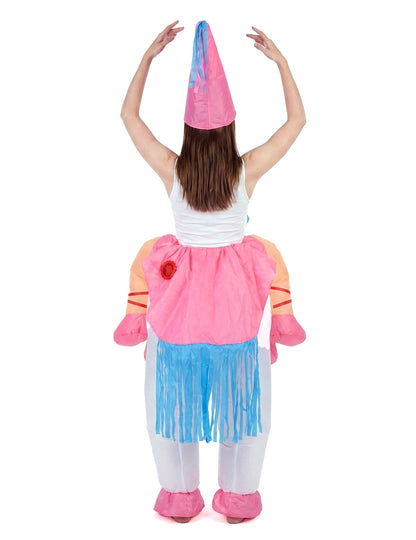 Déguisement licorne gonflable adulte