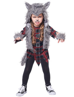 Maske in kostumi za deklice werewolves