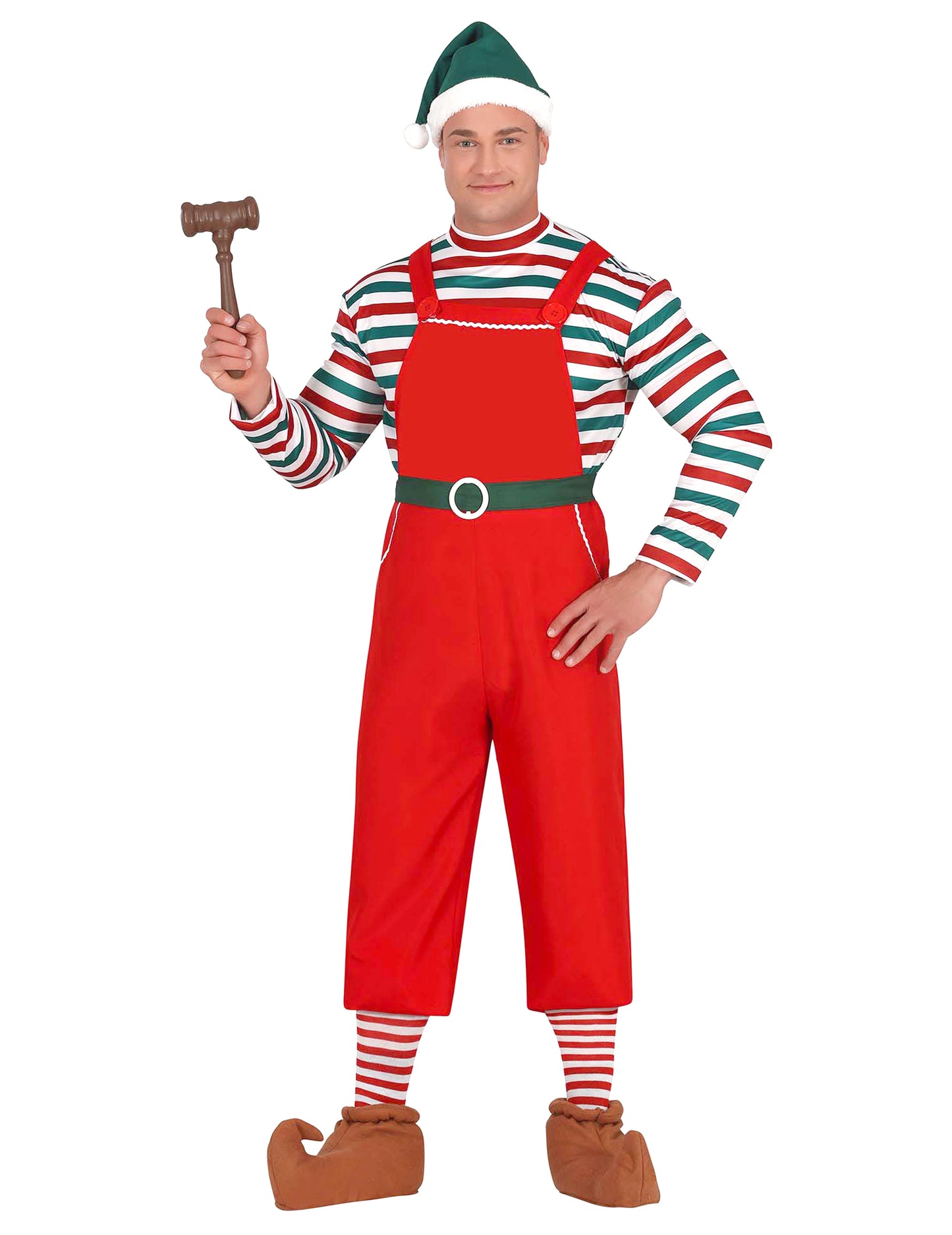 Kostum božičkovega škrata za moške 