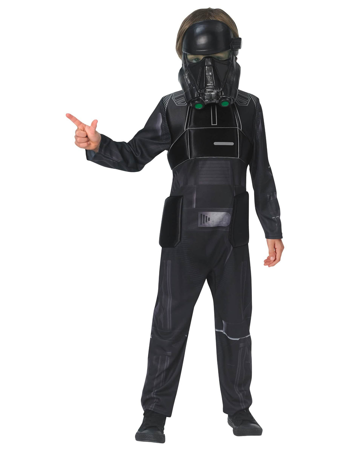 Razkošni kostum Death trooper Star Wars Rogue One za otrok črna