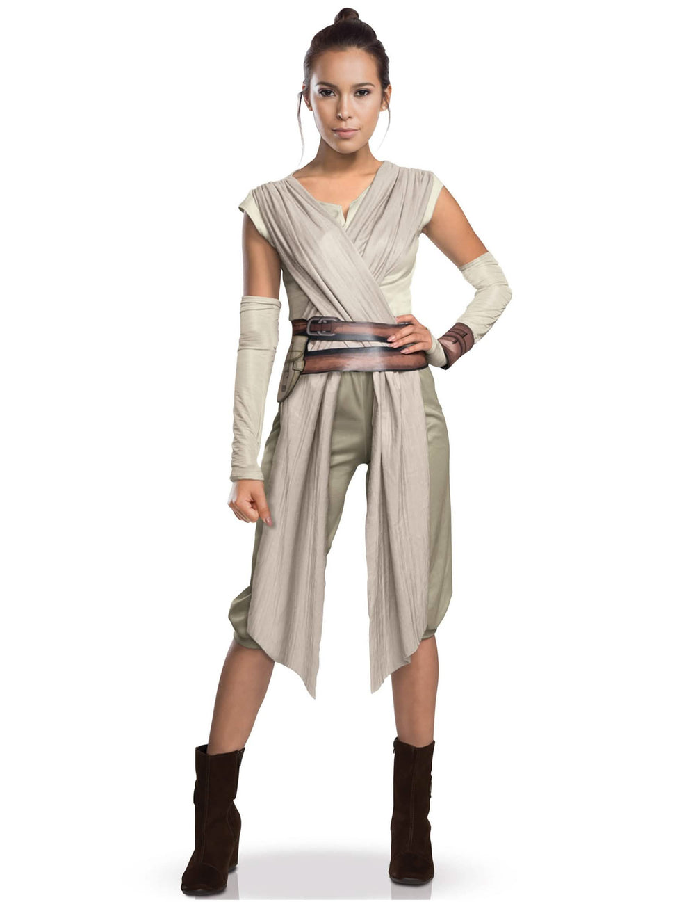 luksuzni kostum Rey Star Wars VII™ za ženska v bež in rjava z manšetami