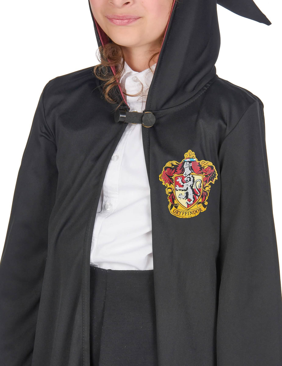 Podrobnost o grbu in zapiranju luksuzne obleke čarovnika Gryffindor Harry Potter