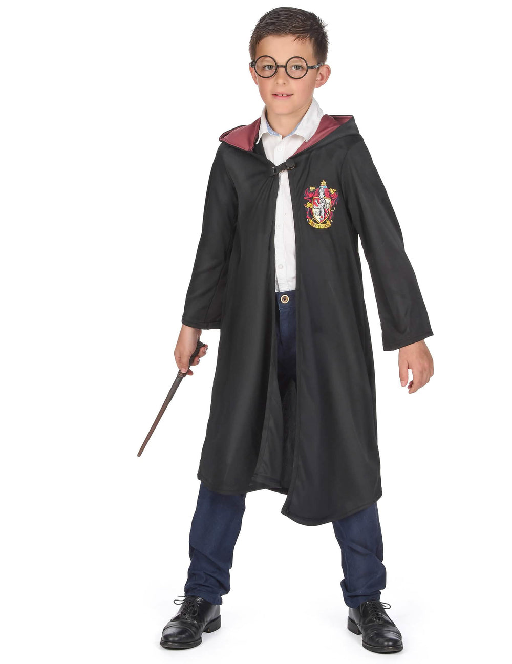 luksuz kostum čarovniška obleka Gryffindor Harry Potter za otrok črna in bordo