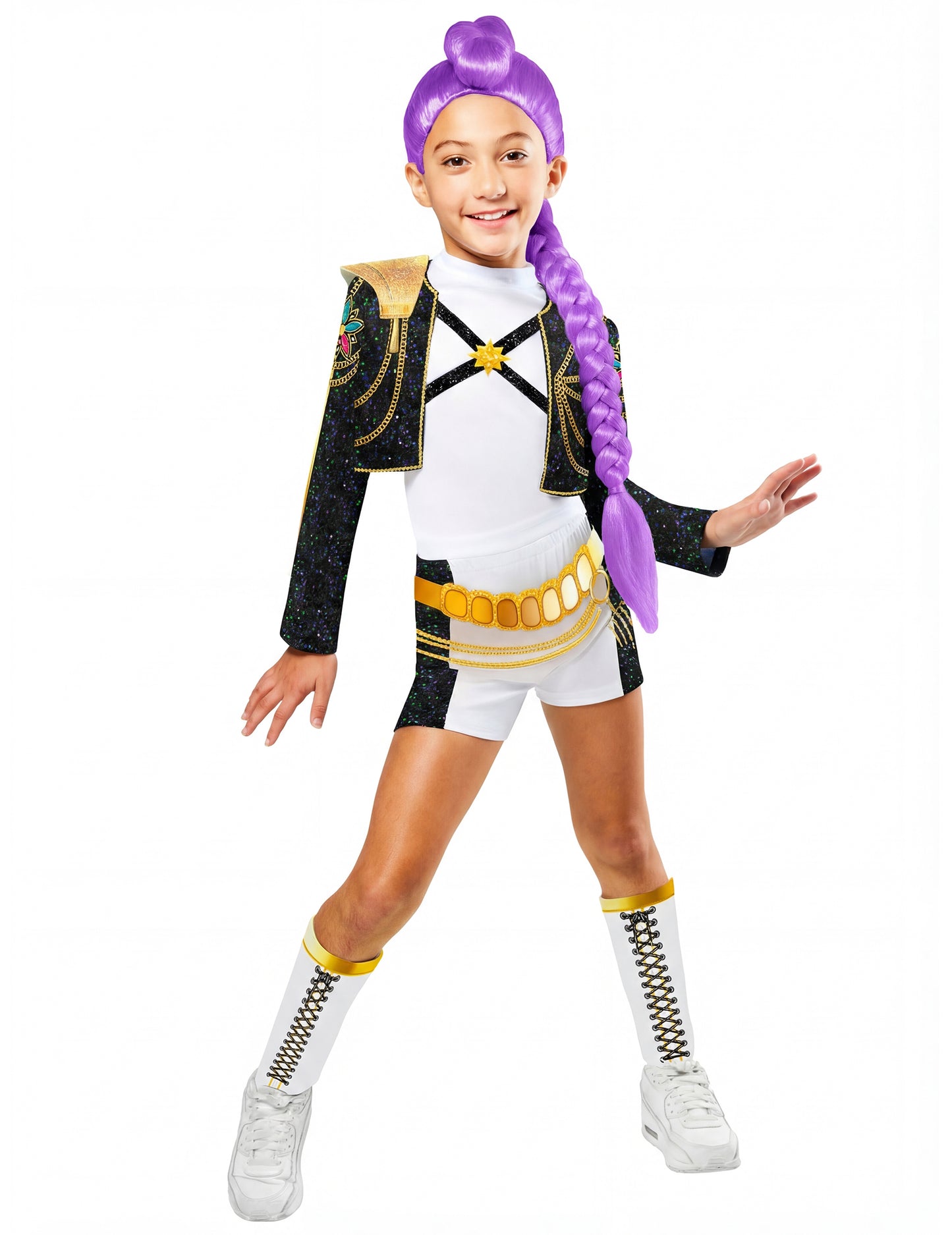 Luksuzni kostum Rumi Gold Kpop Demon Hunter™ za deklice 