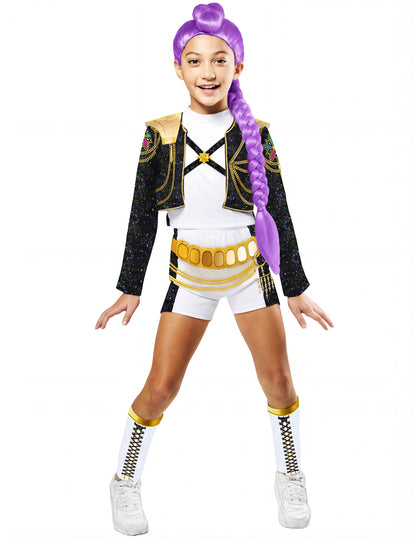 Luksuzni kostum Rumi Gold Kpop Demon Hunter™ za deklice 