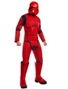 Luksuzni kostum Sith Trooper za odrasle, rdeč, z vgrajeno masko za celo obraz