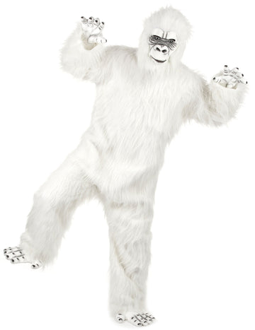 Odrasla bela yeti luksuzna preobleka