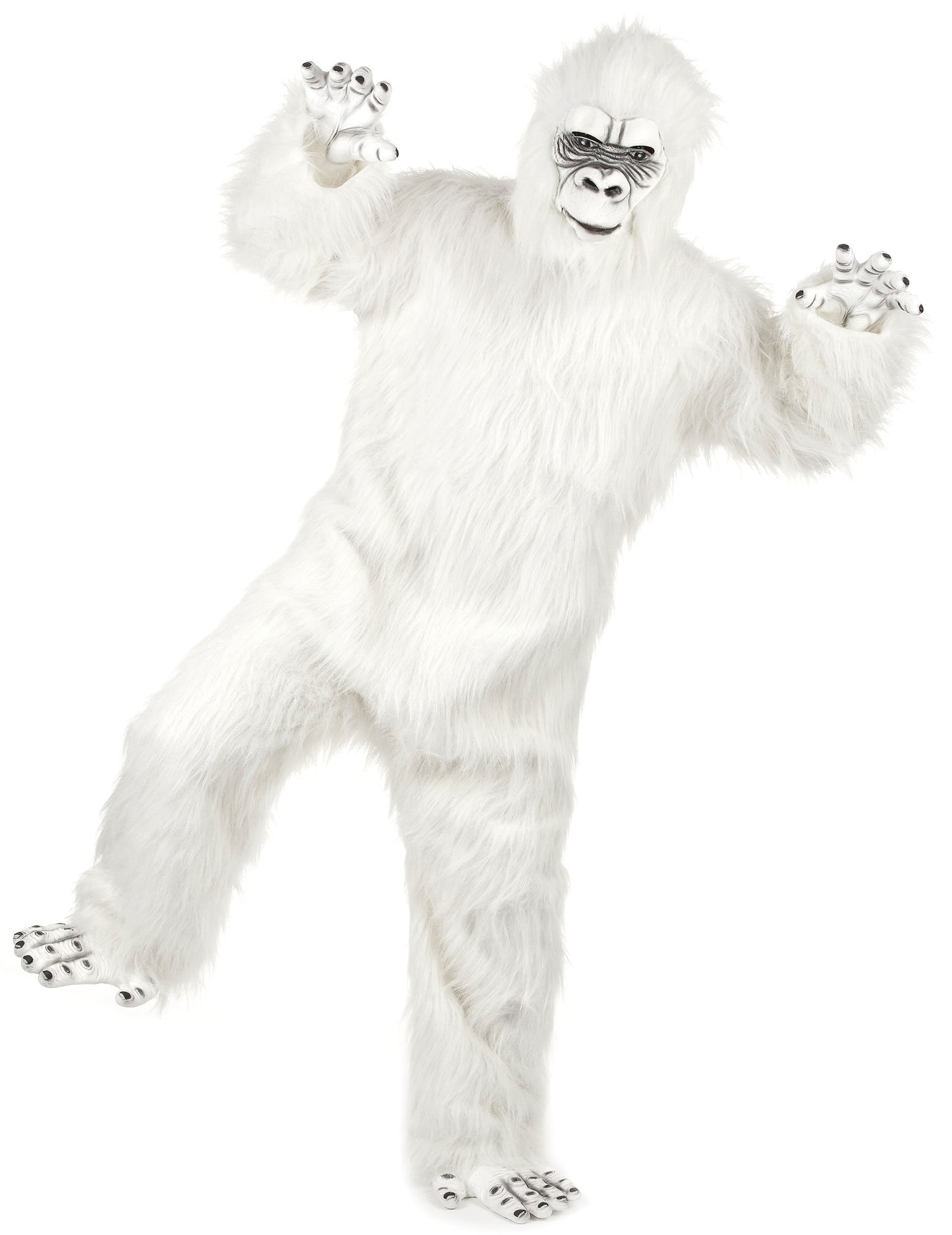 Odrasla bela yeti luksuzna preobleka