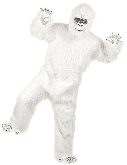 Odrasla bela yeti luksuzna preobleka