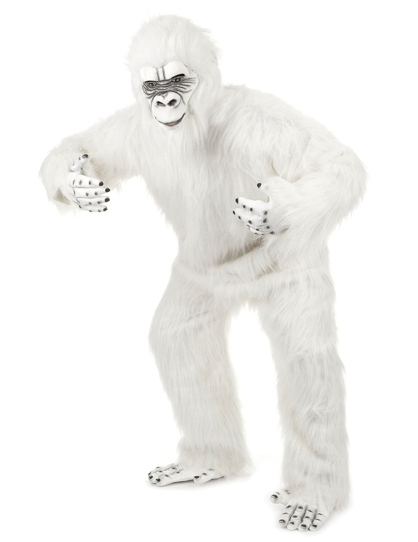 Odrasla bela yeti luksuzna preobleka