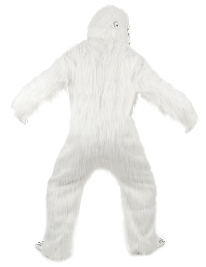 Odrasla bela yeti luksuzna preobleka