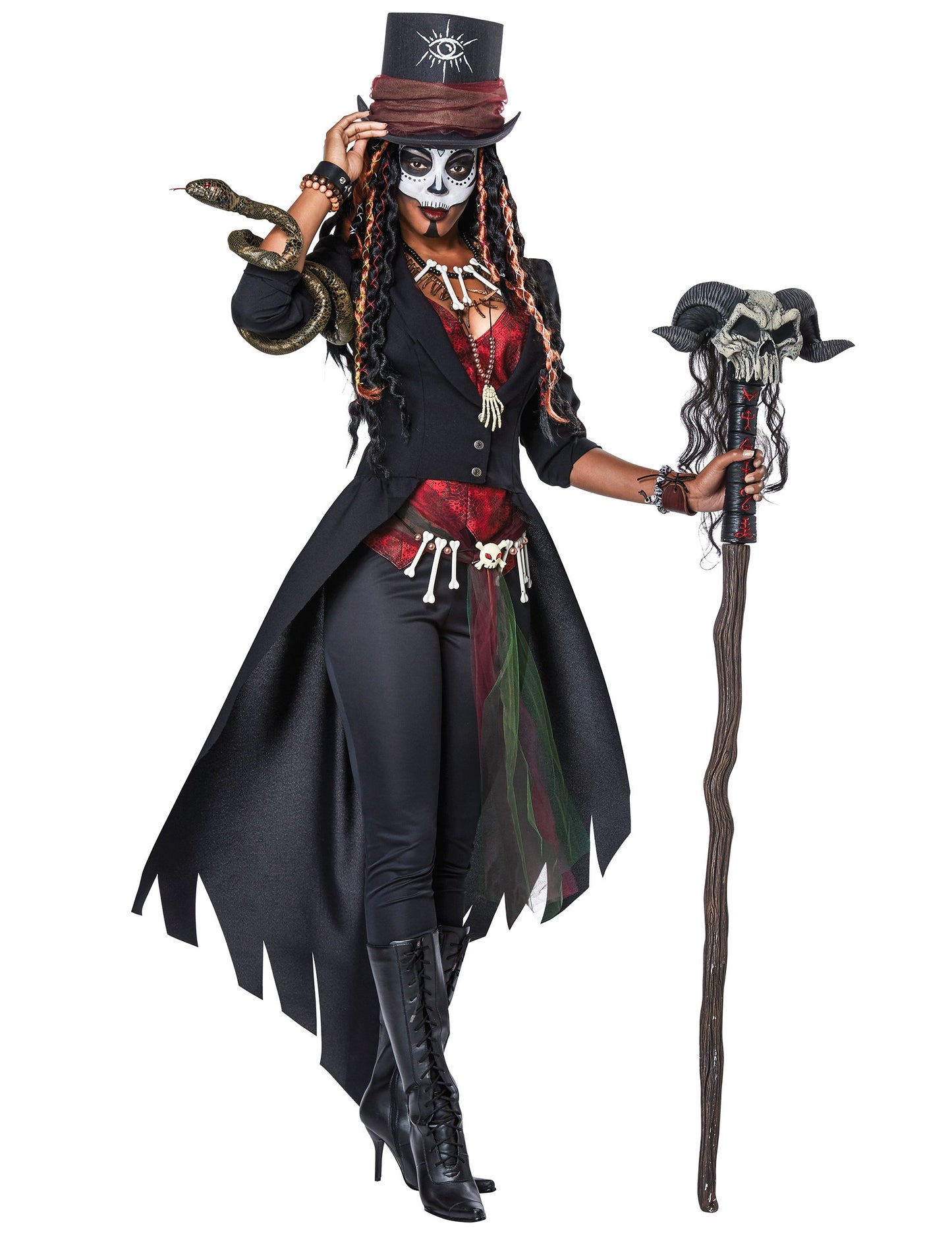 Čarovniški kostum vudoo luksuzna ženska