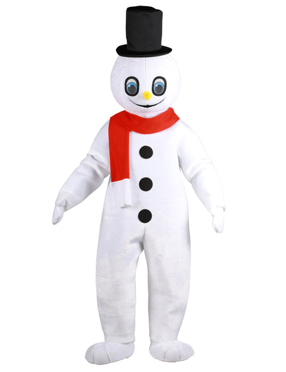 Déguisement mascotte bonhomme de neige de luxe adulte